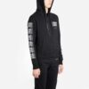 Pantalones cortos de hombre Virgil Abloh Industrial Slim con cremallera, negros