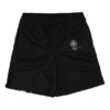 Pantalones Cortos de malla con estampado diagonal negros para hombre de Virgil Abloh