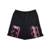 Pantalones Cortos de malla con estampado diagonal negros para hombre de Virgil Abloh