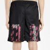 Pantalones Cortos de malla con estampado diagonal negros para hombre de Virgil Abloh