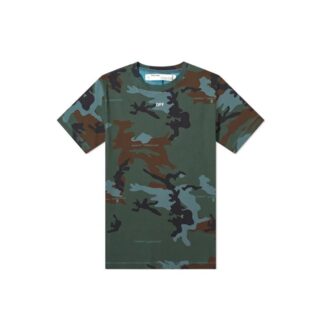 Pantalones Cortos de manga corta de corte ajustado sin rematar, versión estándar, estampado de camuflaje