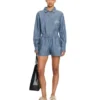 Pantalones Cortos de Pijama de Denim Chambray