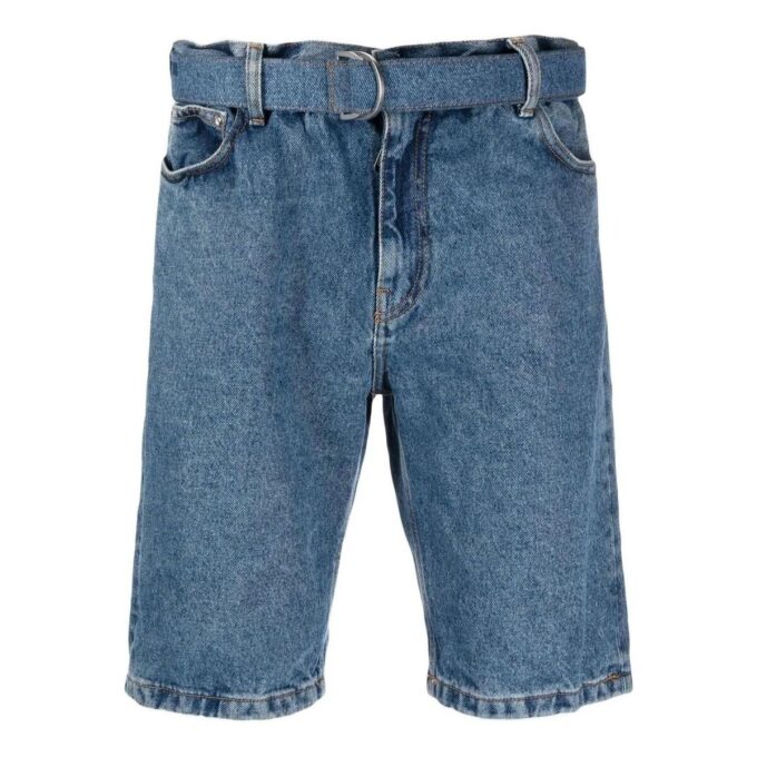 Pantalones Cortos Denim con cinturón