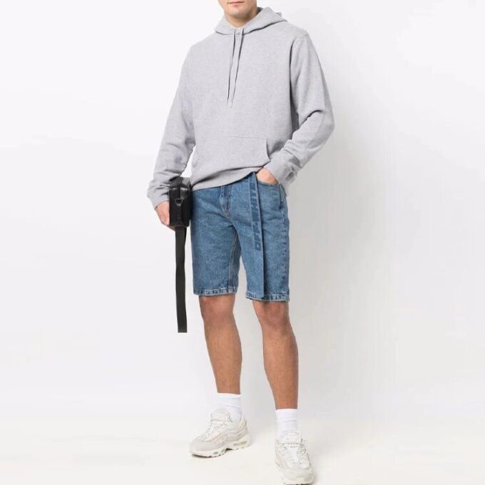 Pantalones Cortos Denim con cinturón