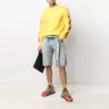 Pantalones Cortos Denim con estampado del logotipo SS21, versión azul