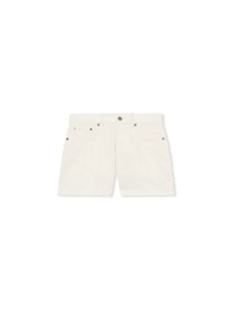 Pantalones Cortos Denim de jacquard con estrellas
