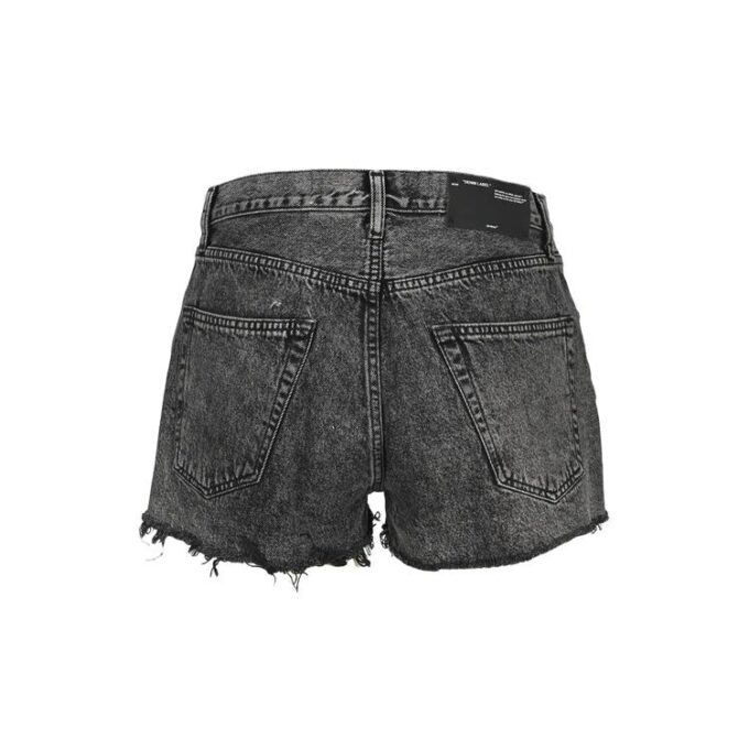 Pantalones Cortos Denim negros con logotipo Off-White