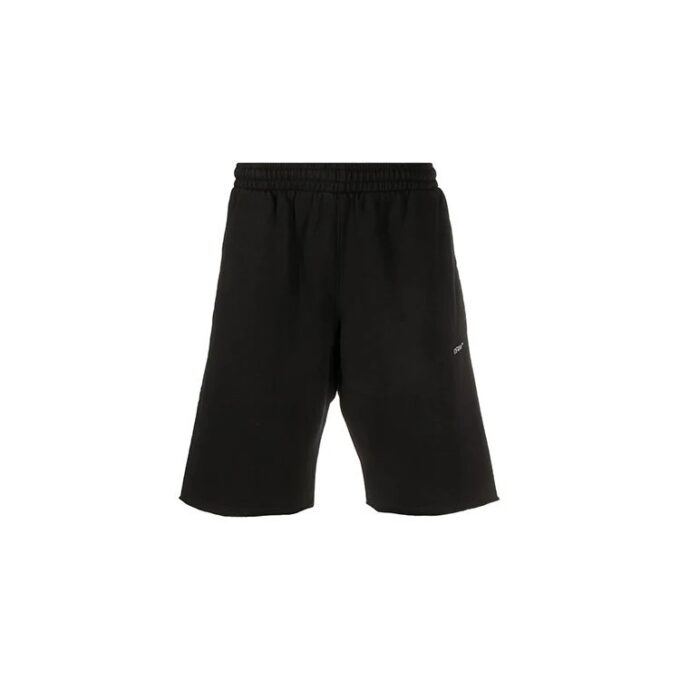 Pantalones Cortos deportivos Arrow Sports con diseño de flechas pulverizadas, negros