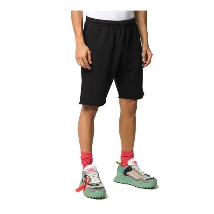 Pantalones Cortos deportivos Arrow Sports con diseño de flechas pulverizadas, negros
