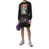 Pantalones Cortos deportivos con estampado Caravaggio FW20 para hombre, negros