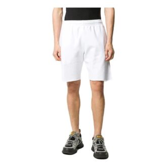 Pantalones Cortos deportivos con estampado Caravaggio para hombre, color blanco, colección FW20