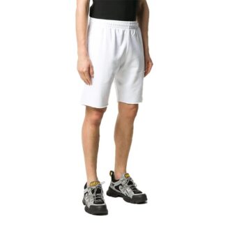 Pantalones Cortos deportivos con estampado Caravaggio para hombre, color blanco, colección FW20