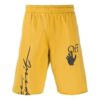 Pantalones Cortos deportivos con estampado de Arrows FW20 para hombre, amarillos