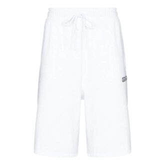 Pantalones Cortos deportivos con estampado de flechas FW21, corte holgado, blancos