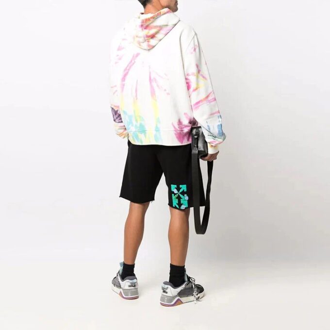 Pantalones Cortos deportivos con estampado de flechas FW21, versión negra