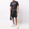 Pantalones Cortos deportivos con estampado de flechas, versión activa, color negro