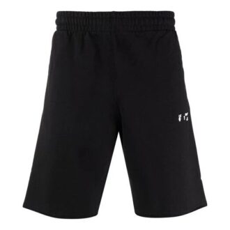 Pantalones Cortos deportivos con estampado de logotipo FW21, versión negra
