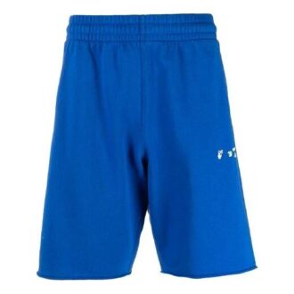 Pantalones Cortos deportivos con estampado de logotipo, versión ajustada, azul