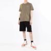 Pantalones Cortos deportivos con estampado Wave Diag de la colección SS22, versión estándar, negro
