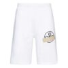 Pantalones Cortos deportivos con logo estampado, blancos