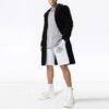 Pantalones Cortos deportivos con logo estampado, blancos