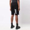 Pantalones Cortos deportivos con logo retro FW21, versión ajustada, negros