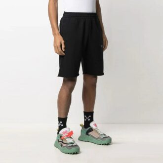 Pantalones Cortos deportivos con logotipo para hombre, temporada primavera-verano 2021, negros