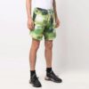 Pantalones Cortos deportivos de punto con logo para hombre Off-White, corte holgado, verde