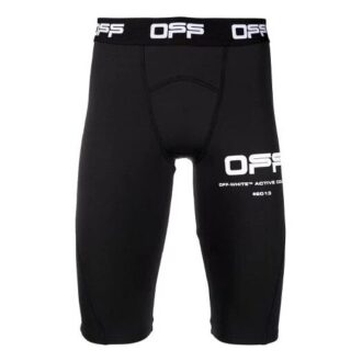 Pantalones Cortos deportivos elásticos suaves con estampado del logotipo de la colección primavera-verano 2021, versión de corte ajustado, negros Pantalones Cortos deportivos elásticos suaves con estampado del logotipo de la colección primavera-verano 2021, versión de corte ajustado, negros