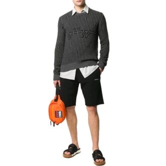 Pantalones Cortos deportivos FW20 Chainsaw Worker para hombre, negros Pantalones Cortos deportivos FW20 Chainsaw Worker para hombre, negros