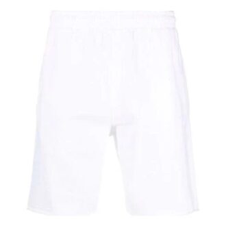 Pantalones Cortos deportivos hasta la rodilla con logotipo FW21, versión en blanco Pantalones Cortos deportivos hasta la rodilla con logotipo FW21, versión en blanco