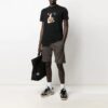 Pantalones Cortos deportivos holgados con estampado SS21, versión gris