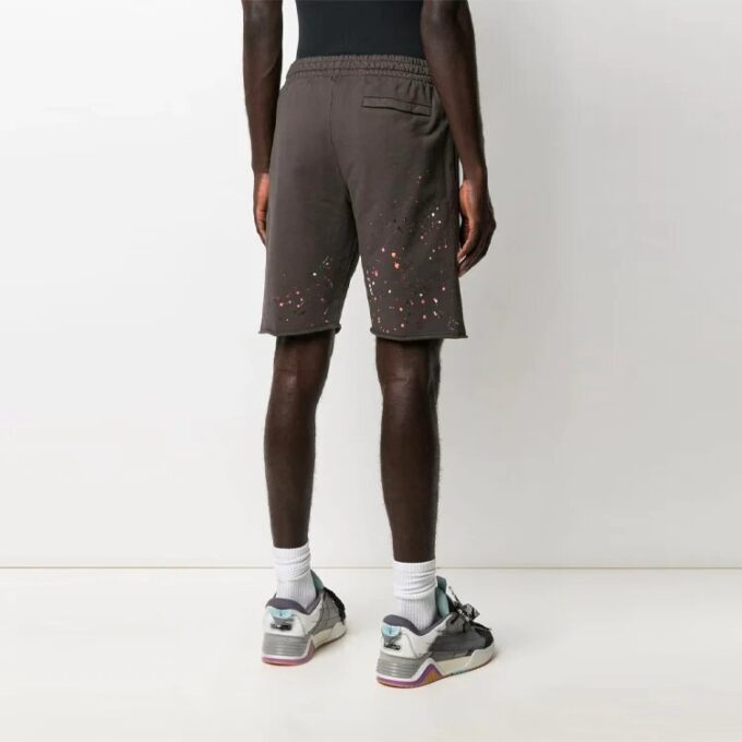 Pantalones Cortos deportivos holgados con estampado SS21, versión gris