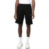 Pantalones Cortos deportivos rectos con logo de cadena y flecha, negros