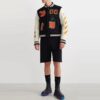 Pantalones Cortos deportivos rectos SS22, versión negra