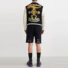 Pantalones Cortos deportivos rectos SS22, versión negra