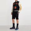 Pantalones Cortos deportivos rectos SS22, versión negra