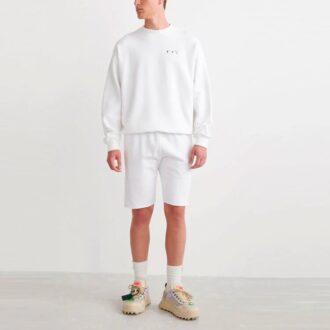 Pantalones Cortos deportivos versión SS22, color blanco