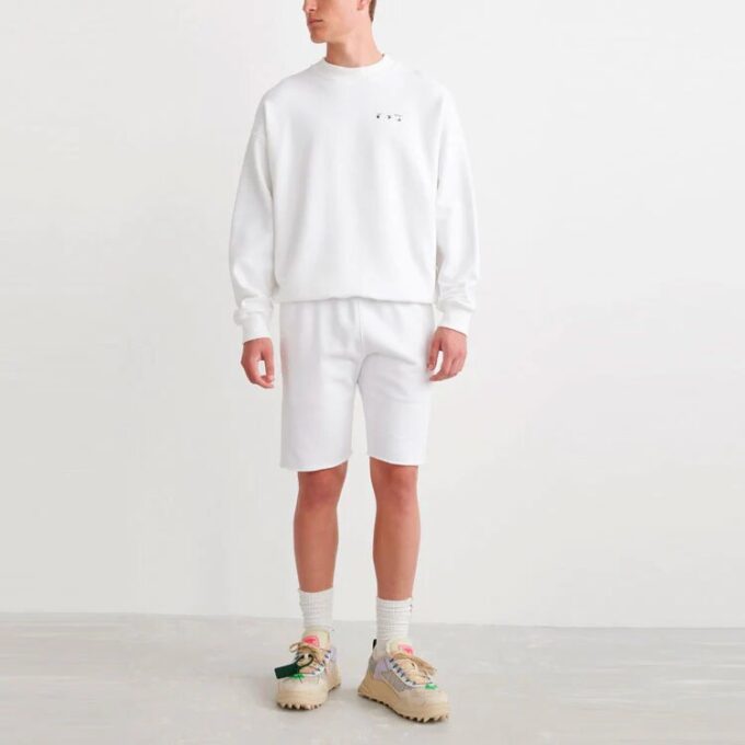 Pantalones Cortos deportivos versión SS22, color blanco