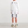 Pantalones Cortos deportivos versión SS22, color blanco