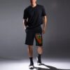 Pantalones Cortos estampados Off-White para hombre, negros