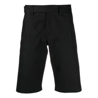 Pantalones Cortos hasta la rodilla con cinturón Industrial Belt, versión en negro