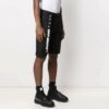Pantalones Cortos hasta la rodilla con cinturón Industrial Belt, versión en negro