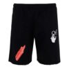 Pantalones cortos informales con apliques Pascal FW20 para hombre, color negro