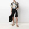 Pantalones Cortos informales con diseño de cinturón con letras FW21, versión en negro