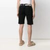 Pantalones Cortos informales con diseño de cinturón con letras FW21, versión en negro