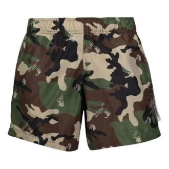 Pantalones Cortos informales con estampado de camuflaje SS21, versión verde