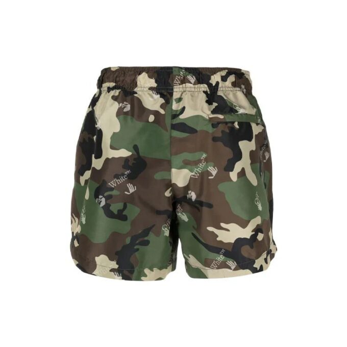 Pantalones Cortos informales con estampado de camuflaje SS21, versión verde