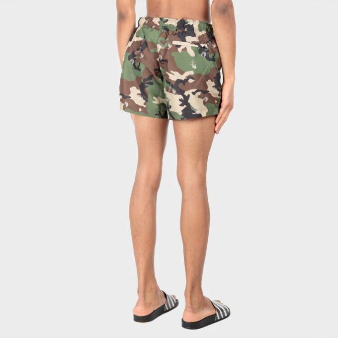 Pantalones Cortos informales con estampado de camuflaje SS21, versión verde