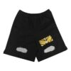 Pantalones Cortos informales con estampado de letras, negros